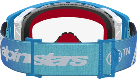 Alpinestars Crossbril Supertech Dura Air Fluid Blue Fade/Silver/Clear