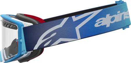 Alpinestars Crossbril Supertech Dura Air Fluid Blue Fade/Silver/Clear