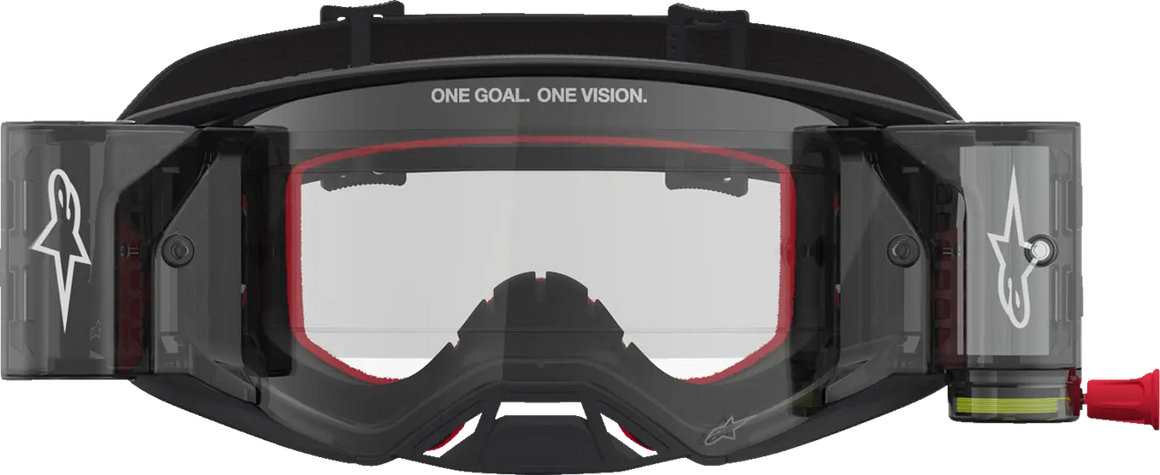 Alpinestars Crossbril Supertech Firma Roll Off Black/Silver/Clear