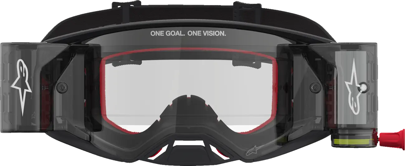 Alpinestars Crossbril Supertech Firma Roll Off Black/Silver/Clear