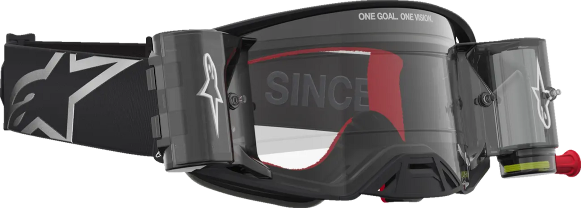 Alpinestars Crossbril Supertech Firma Roll Off Black/Silver/Clear