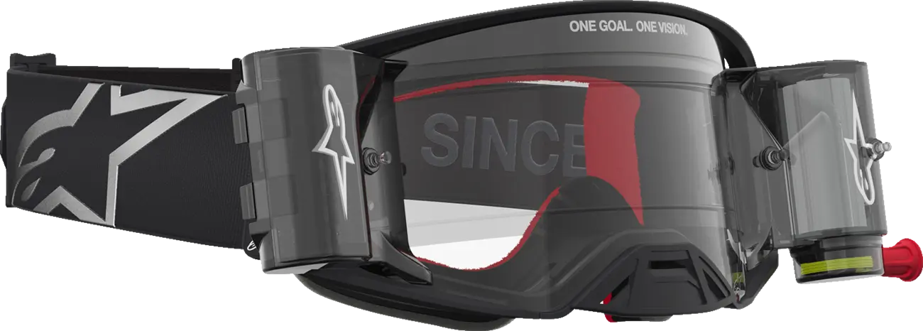 Alpinestars Crossbril Supertech Firma Roll Off Black/Silver/Clear