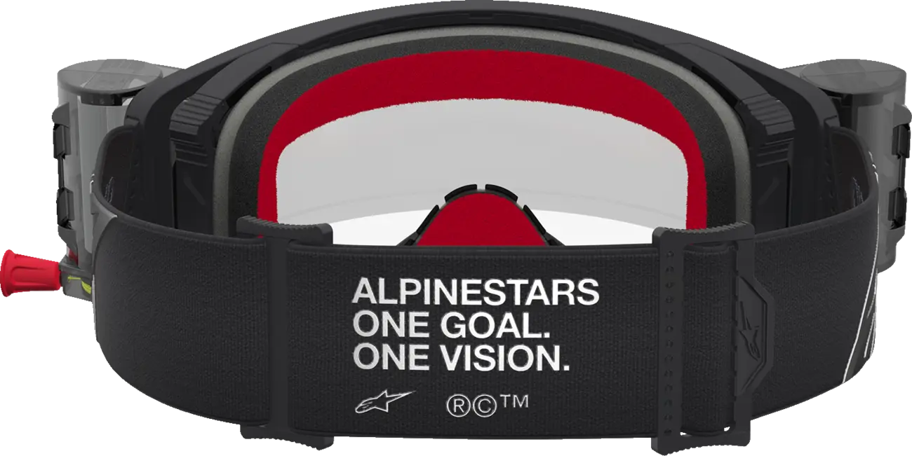 Alpinestars Crossbril Supertech Firma Roll Off Black/Silver/Clear
