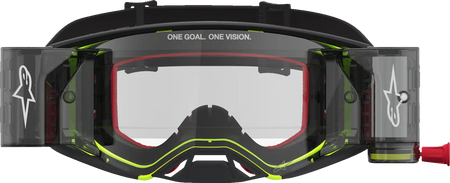 Alpinestars Crossbril Supertech Firma Roll Off Black Yellow Fluo Clear