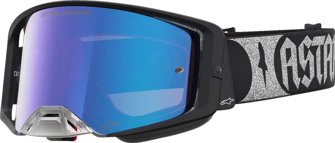 Alpinestars Crossbril Supertech Atrox Black Silver Mirror Mirror-Pink