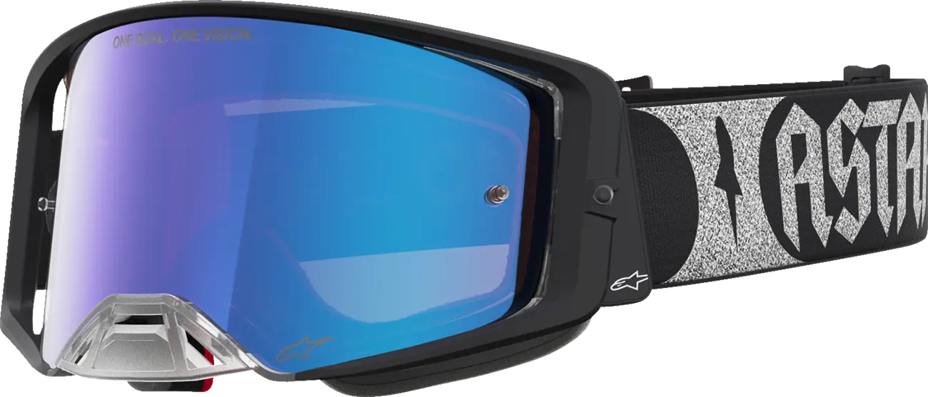 Alpinestars Crossbril Supertech Atrox Black Silver Mirror Mirror-Pink