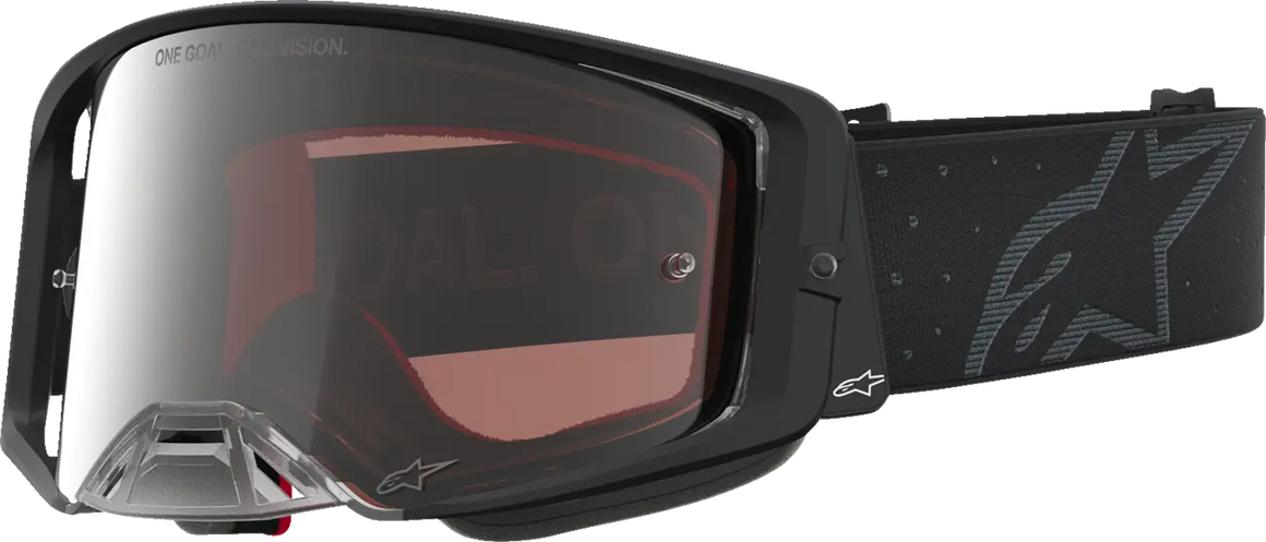 Alpinestars Crossbril Supertech Cloak Black Mirror Silver