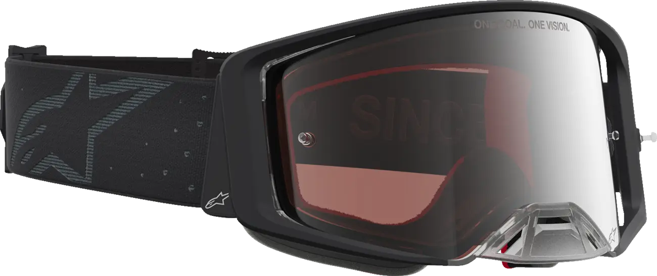 Alpinestars Crossbril Supertech Cloak Black Mirror Silver