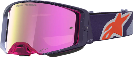 Alpinestars Crossbril Supertech Hiten Purple Red Mirror-Pink