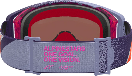 Alpinestars Crossbril Supertech Hiten Purple Red Mirror-Pink