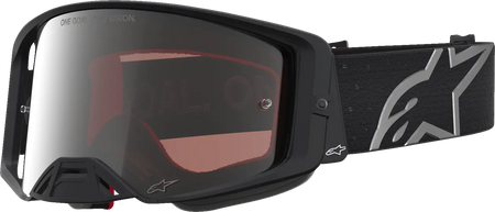 Alpinestars Crossbril Supertech Vesta Black Matte Silver Mirror-Silver