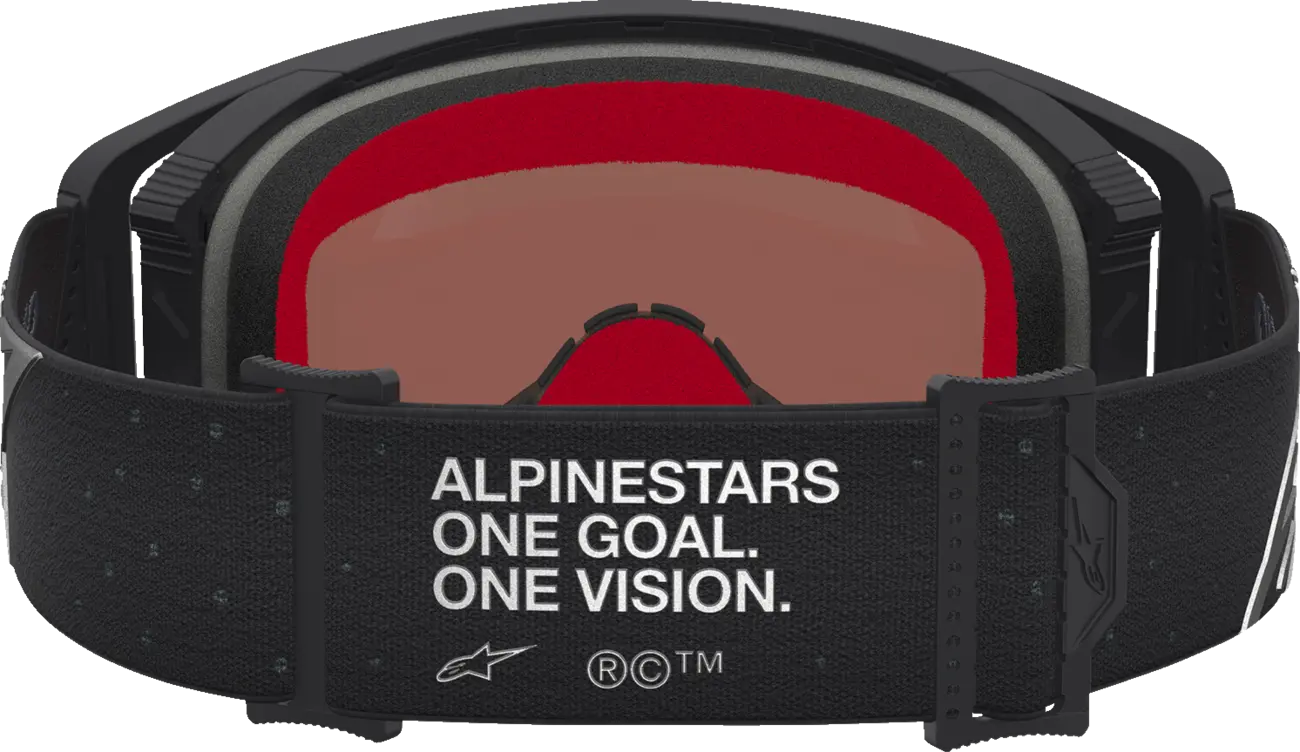 Alpinestars Crossbril Supertech Vesta Black Matte Silver Mirror-Silver