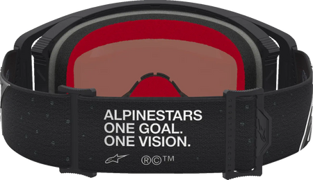 Alpinestars Crossbril Supertech Vesta Black Matte Silver Mirror-Silver