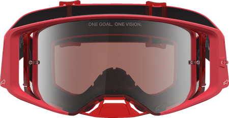 Alpinestars Crossbril Supertech Vesta Red Fluo Chrome Mirror-Silver