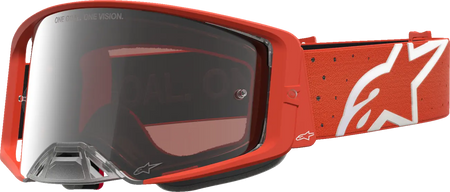 Alpinestars Crossbril Supertech Vesta Orange Silver Mirror-Silver