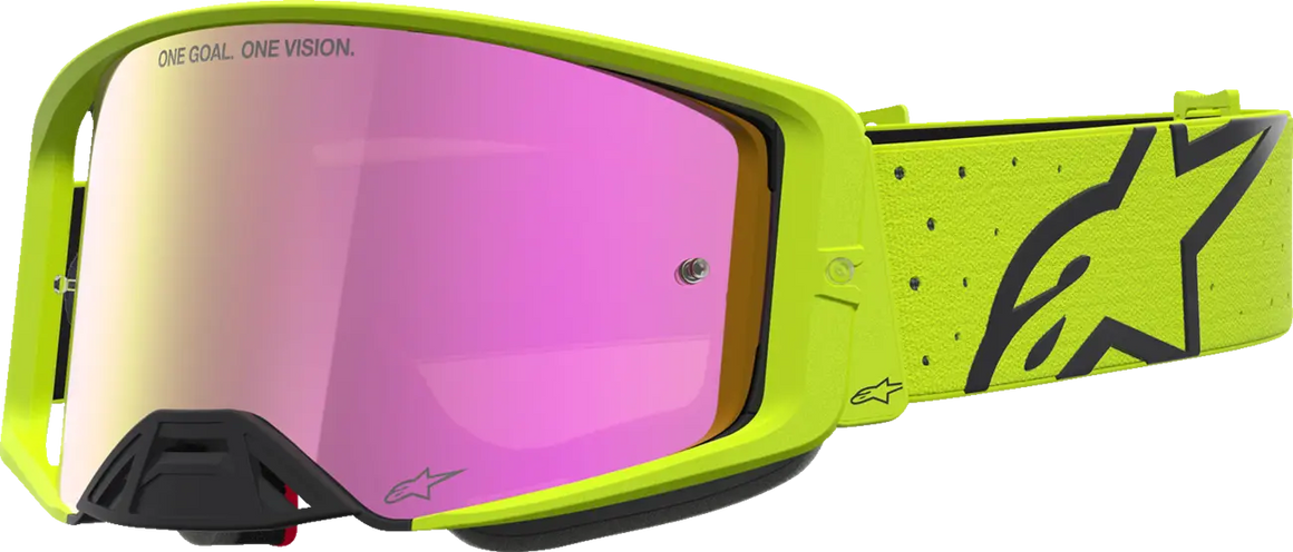 Alpinestars Crossbril Supertech Vesta Yellow Fluo Black Mirror-Red