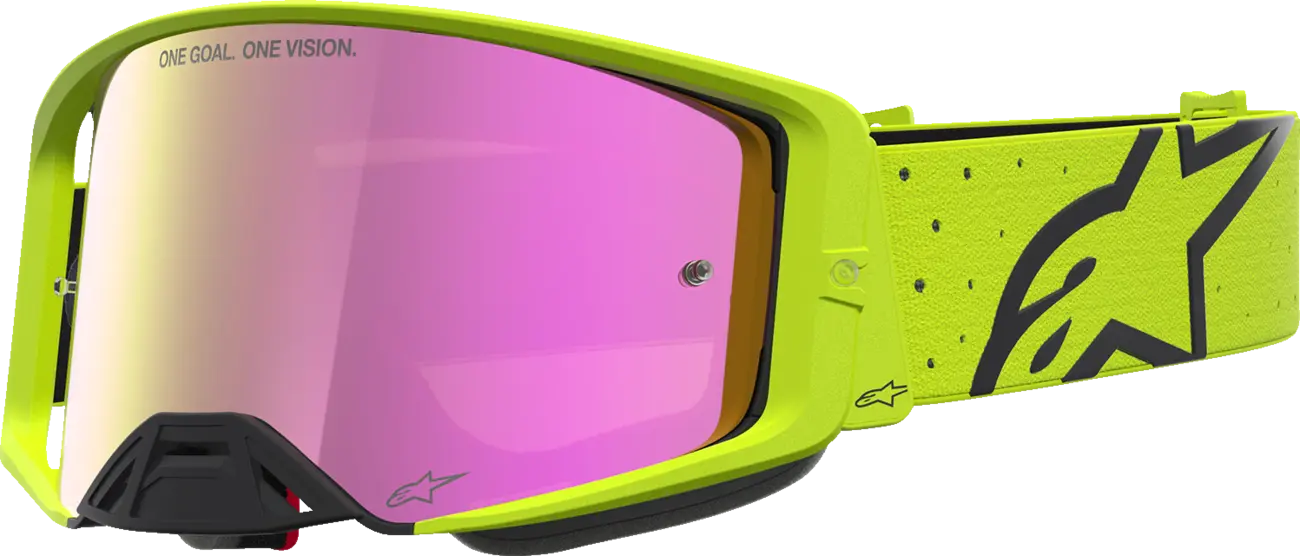 Alpinestars Crossbril Supertech Vesta Yellow Fluo Black Mirror-Red