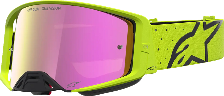 Alpinestars Crossbril Supertech Vesta Yellow Fluo Black Mirror-Red