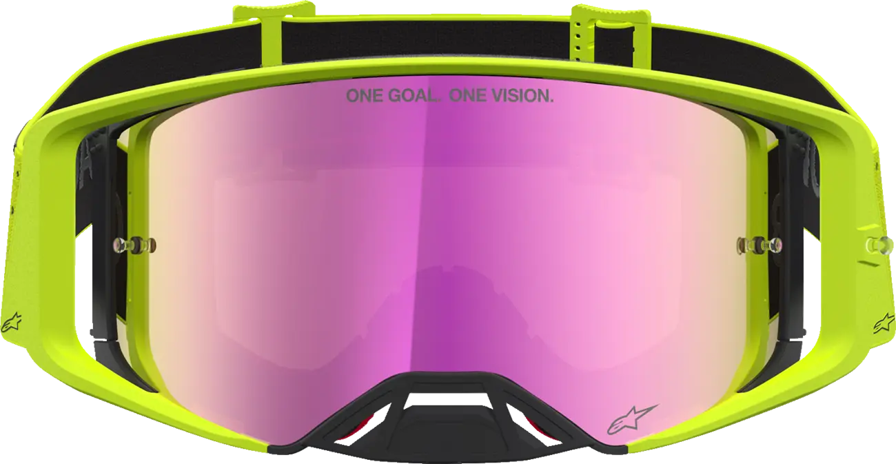 Alpinestars Crossbril Supertech Vesta Yellow Fluo Black Mirror-Red