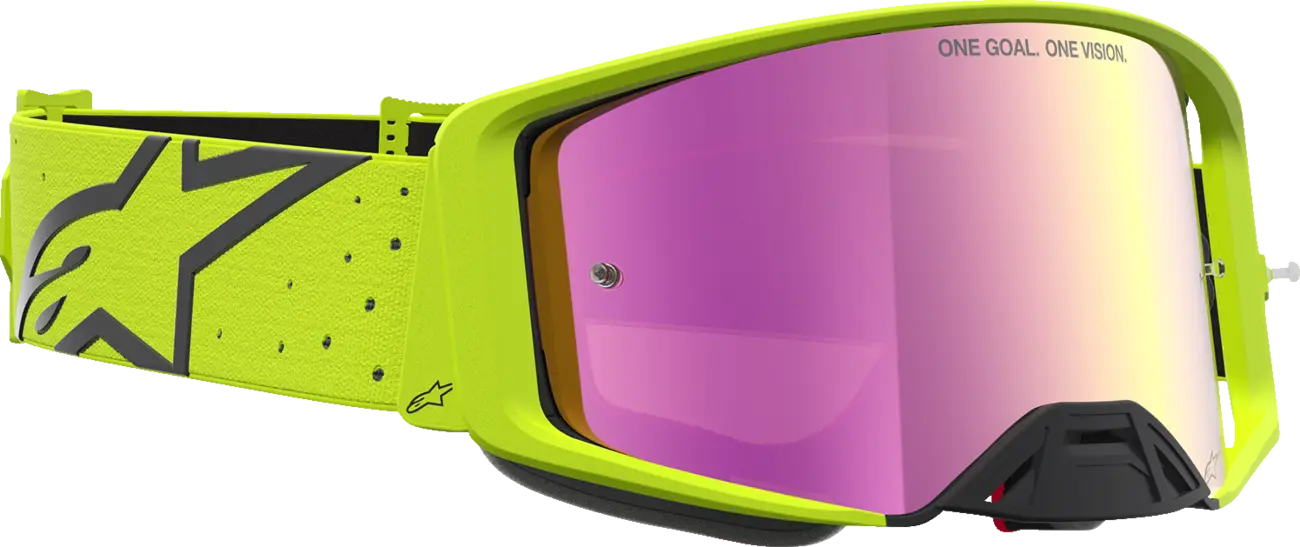 Alpinestars Crossbril Supertech Vesta Yellow Fluo Black Mirror-Red