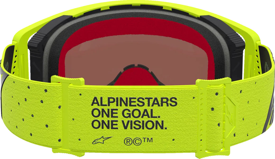 Alpinestars Crossbril Supertech Vesta Yellow Fluo Black Mirror-Red