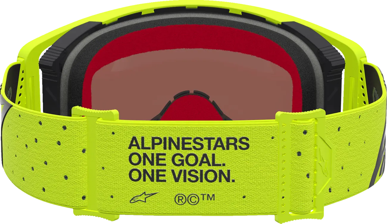 Alpinestars Crossbril Supertech Vesta Yellow Fluo Black Mirror-Red