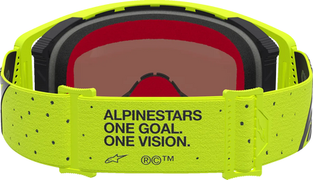 Alpinestars Crossbril Supertech Vesta Yellow Fluo Black Mirror-Red