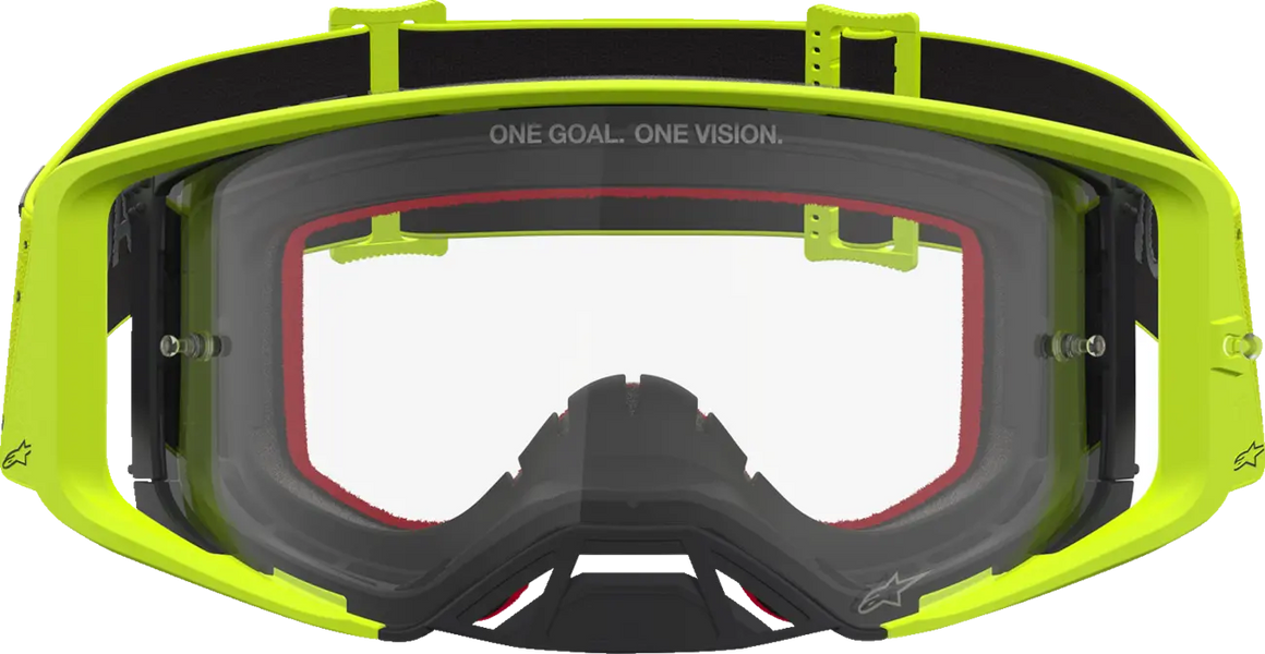 Alpinestars Crossbril Supertech Vesta Yellow Fluo Black/Clear