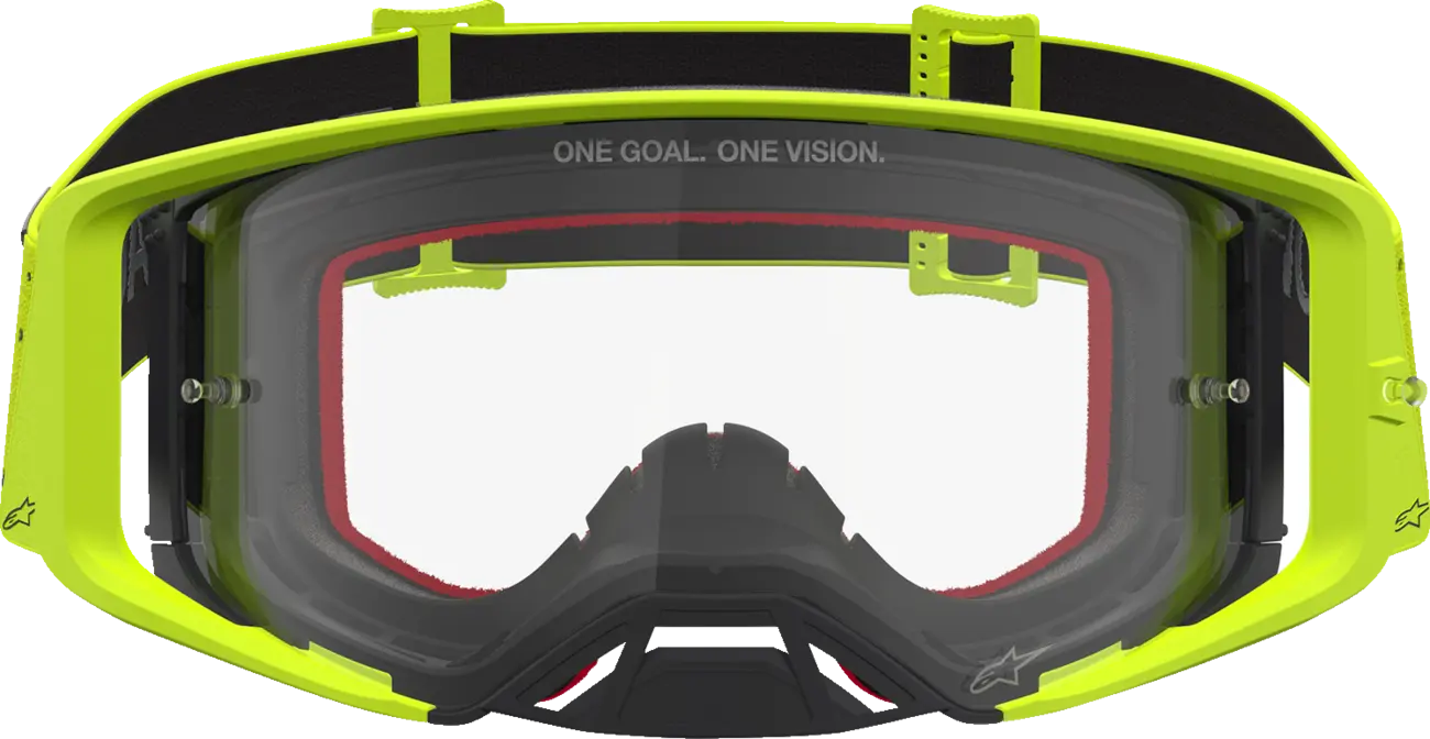 Alpinestars Crossbril Supertech Vesta Yellow Fluo Black/Clear