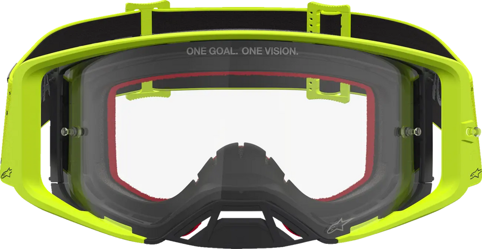 Alpinestars Crossbril Supertech Vesta Yellow Fluo Black/Clear