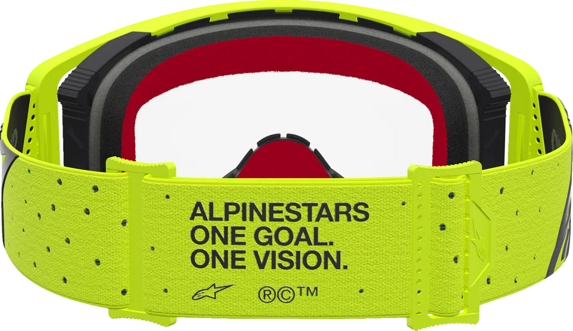 Alpinestars Crossbril Supertech Vesta Yellow Fluo Black/Clear