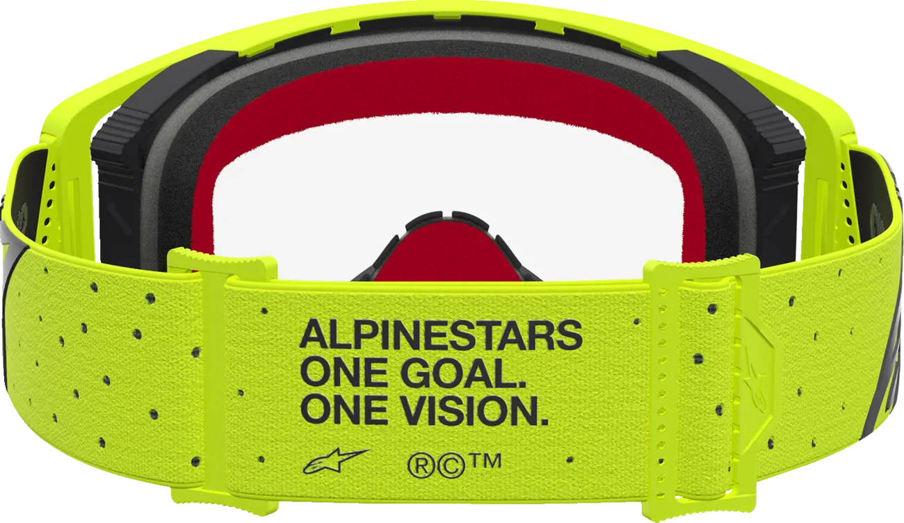 Alpinestars Crossbril Supertech Vesta Yellow Fluo Black/Clear