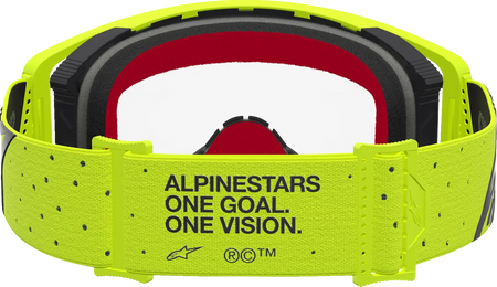 Alpinestars Crossbril Supertech Vesta Yellow Fluo Black/Clear