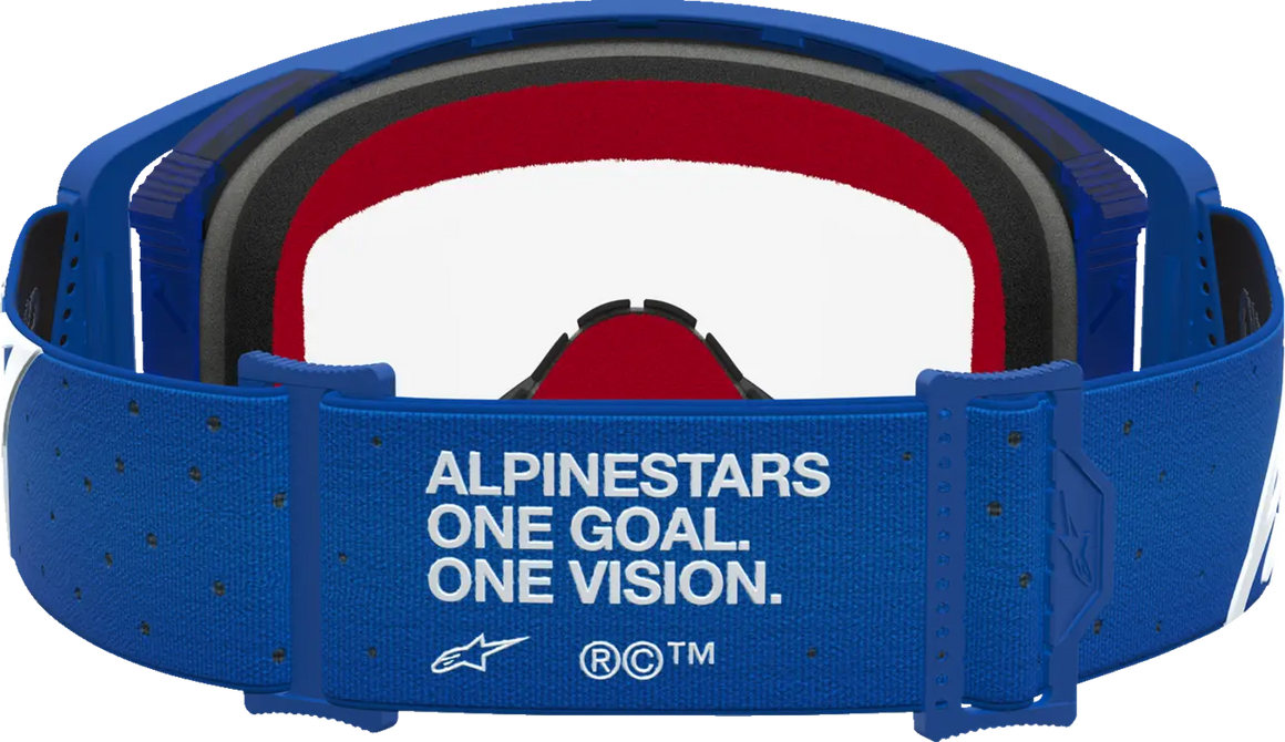 Alpinestars Crossbril Supertech Vesta Blue/White/Clear