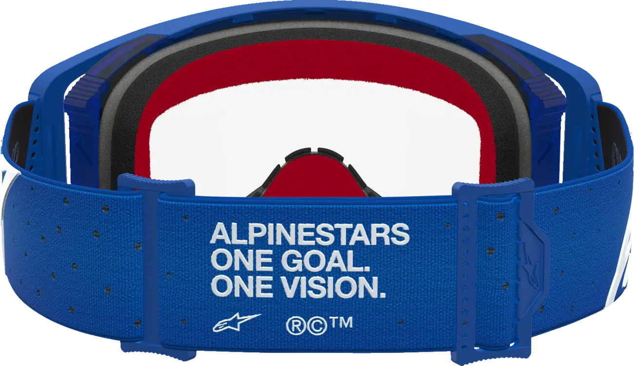 Alpinestars Crossbril Supertech Vesta Blue/White/Clear