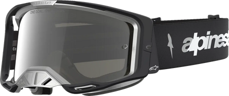 Alpinestars Crossbril Vision 8 Amber Black Silver Mirror Mirror-Silver