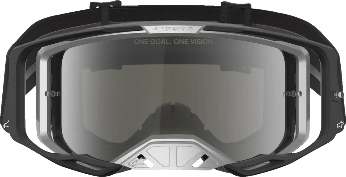 Alpinestars Crossbril Vision 8 Amber Black Silver Mirror Mirror-Silver