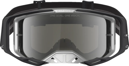 Alpinestars Crossbril Vision 8 Amber Black Silver Mirror Mirror-Silver