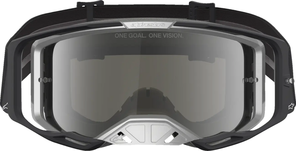 Alpinestars Crossbril Vision 8 Amber Black Silver Mirror Mirror-Silver