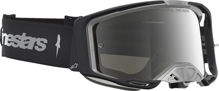 Alpinestars Crossbril Vision 8 Amber Black Silver Mirror Mirror-Silver