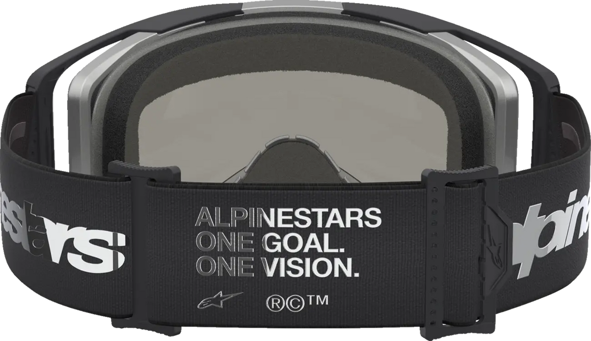 Alpinestars Crossbril Vision 8 Amber Black Silver Mirror Mirror-Silver