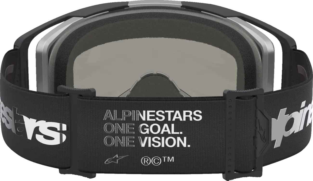 Alpinestars Crossbril Vision 8 Amber Black Silver Mirror Mirror-Silver
