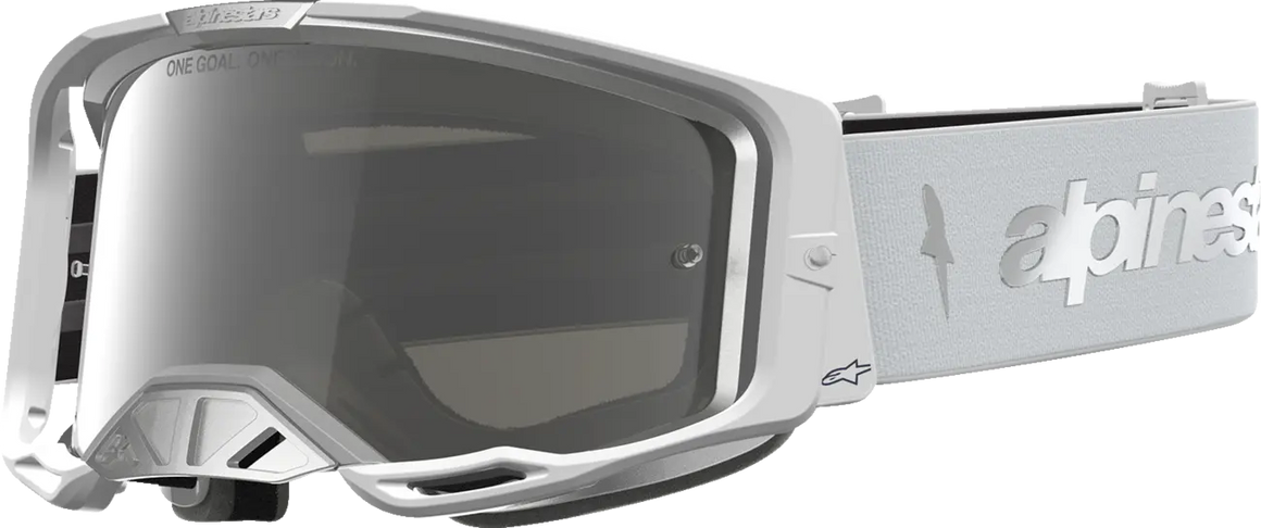 Alpinestars Crossbril Vision 8 Amber White Silver Mirror-Silver