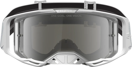 Alpinestars Crossbril Vision 8 Amber White Silver Mirror-Silver