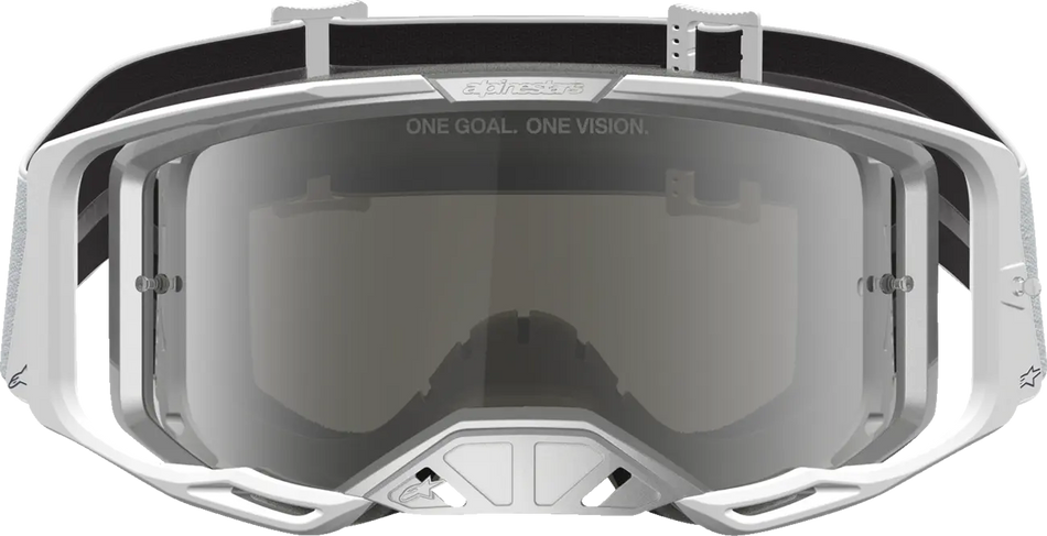 Alpinestars Crossbril Vision 8 Amber White Silver Mirror-Silver