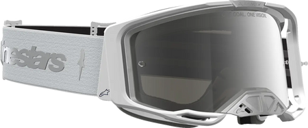 Alpinestars Crossbril Vision 8 Amber White Silver Mirror-Silver