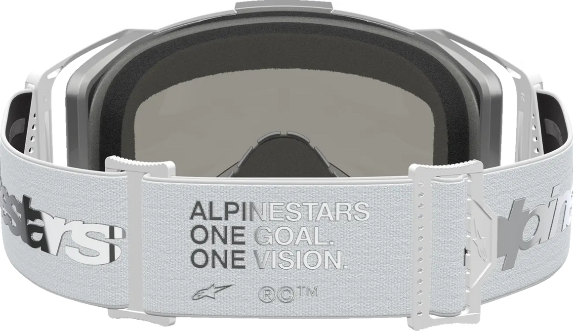 Alpinestars Crossbril Vision 8 Amber White Silver Mirror-Silver