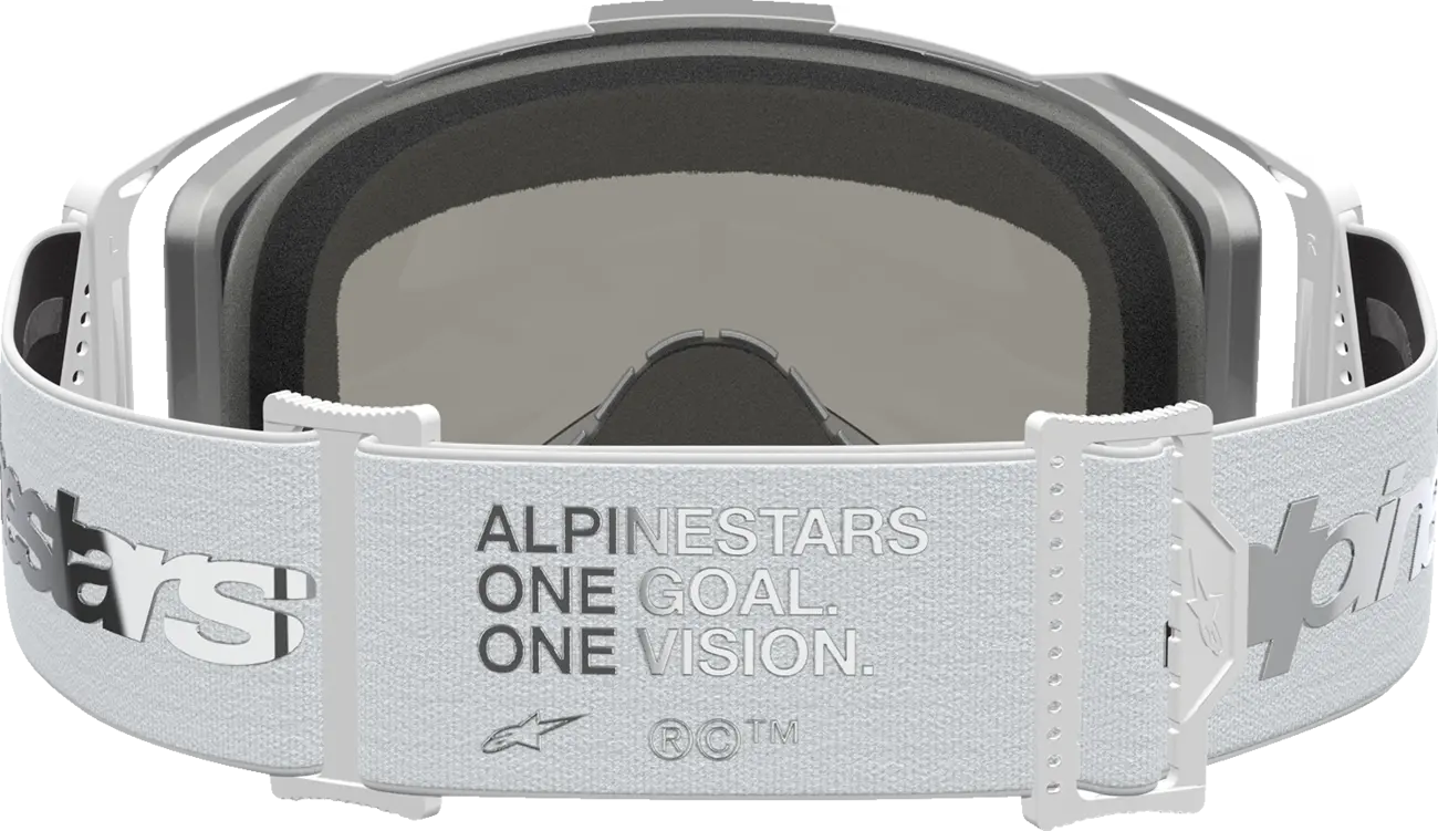 Alpinestars Crossbril Vision 8 Amber White Silver Mirror-Silver