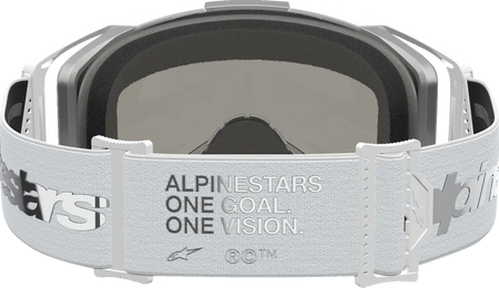 Alpinestars Crossbril Vision 8 Amber White Silver Mirror-Silver