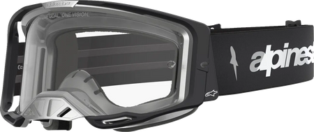Alpinestars Crossbril Vision 8 Amber Black/Silver/Clear